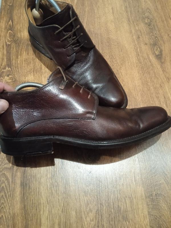 Мужские ALDO Ботинки Чёрные Кожа 42.5