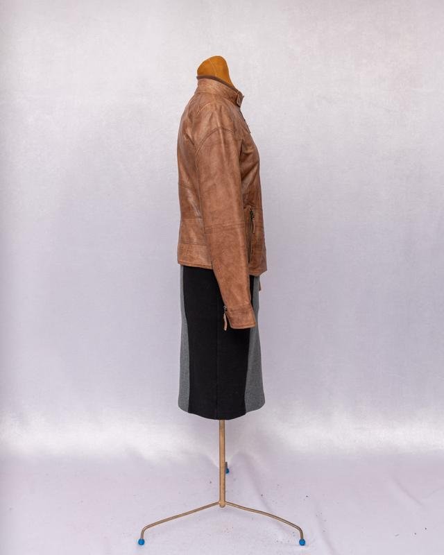 Damen Joseph Janard Jacke Braun Leder 38