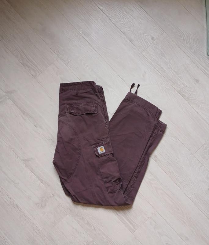 Herren Carhartt Cargo-Hosen Braun 36 / S / 44