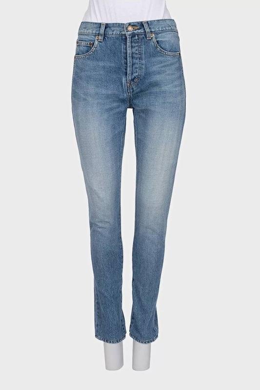 Donna Saint Laurent Jeans Blu Navy 27 / S