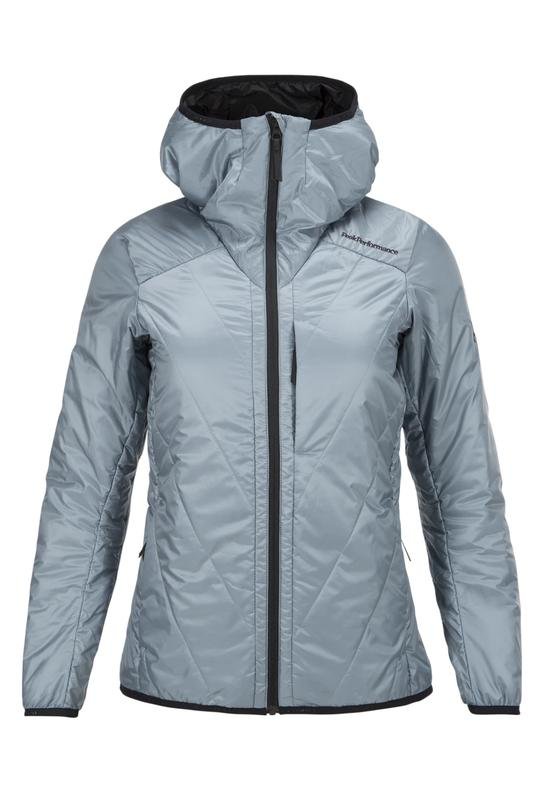 Damen Peak Performance Jacke Grau Polyester 38 / M