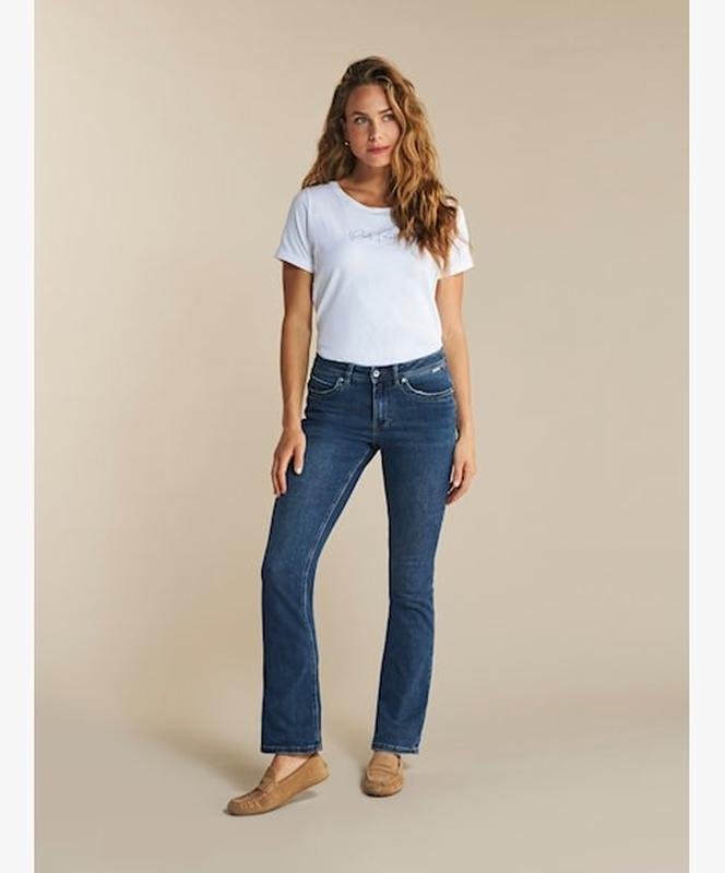 Damen Red Button Jeans Marineblau 31 / L