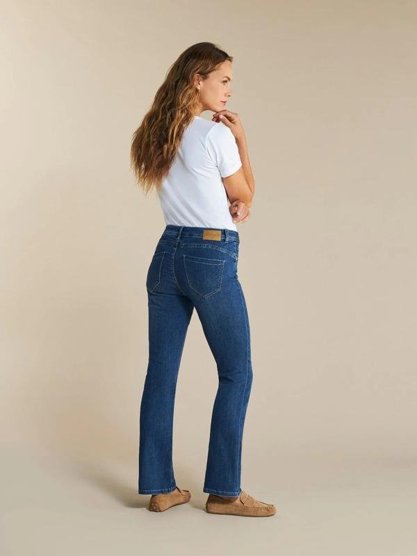 Damen Red Button Jeans Marineblau 31 / L