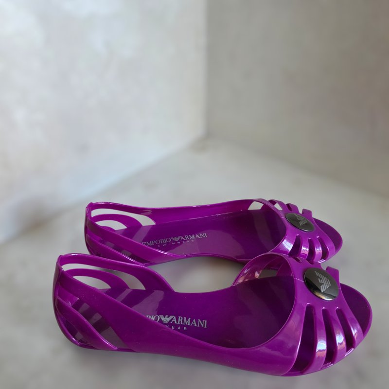 Женские Emporio Armani Балетки Фиолетовые 38