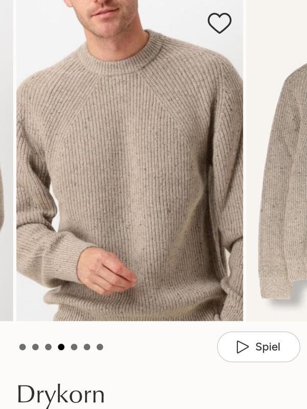 Men DRYKORN Sweater Beige Wool L