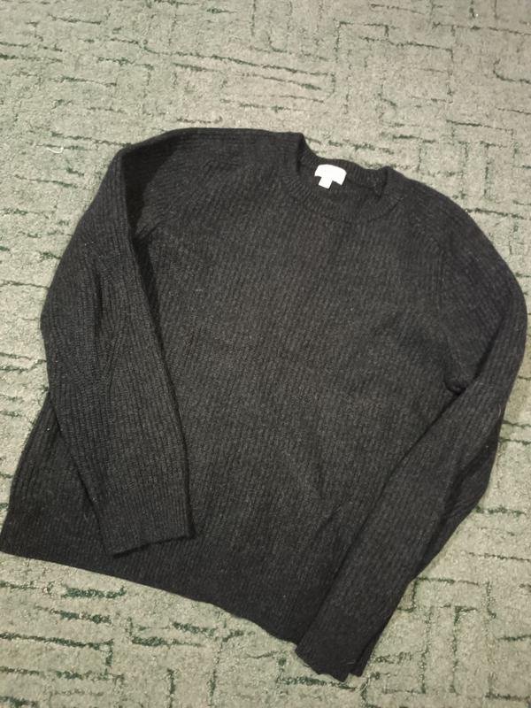 Мужской Club Monaco Свитер Хаки Шерсть 44