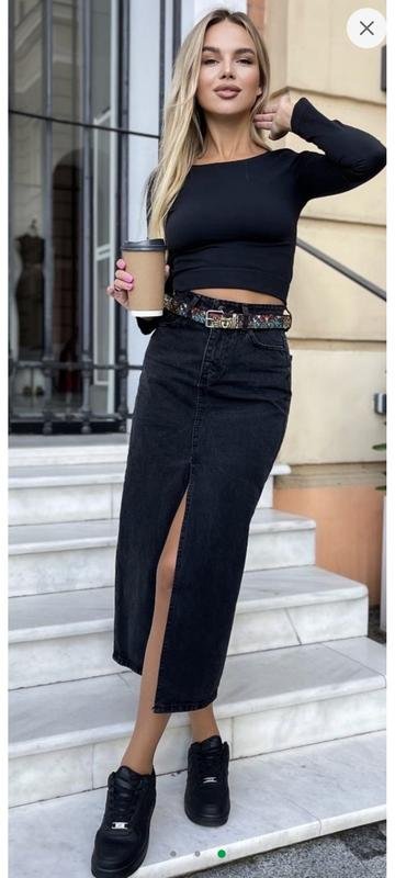 Damen Red Moon Rock Grau Denim L