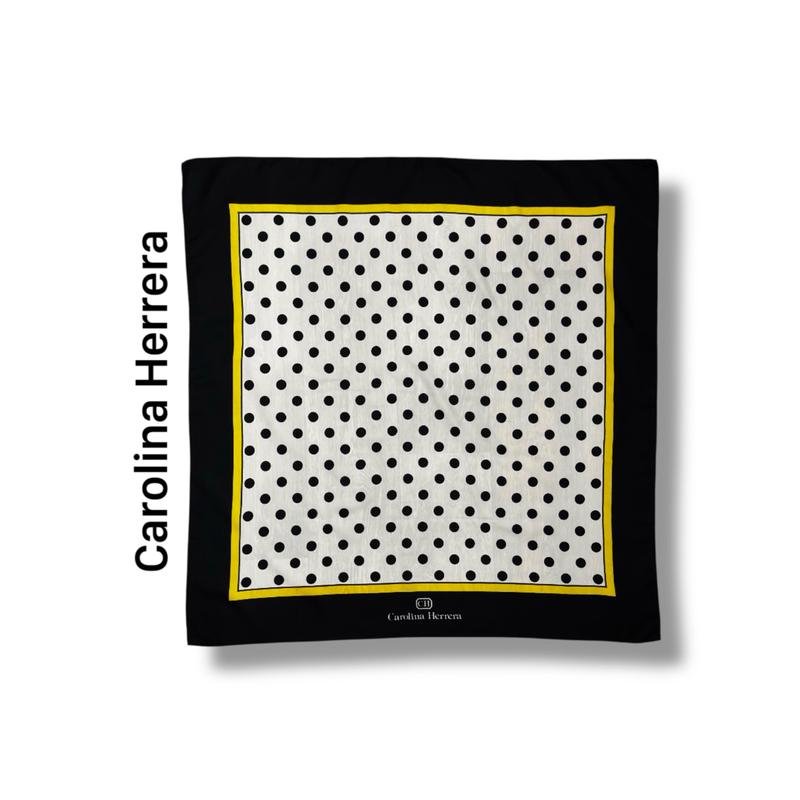 Женский Carolina Herrera Шарф Белый Полиэстер