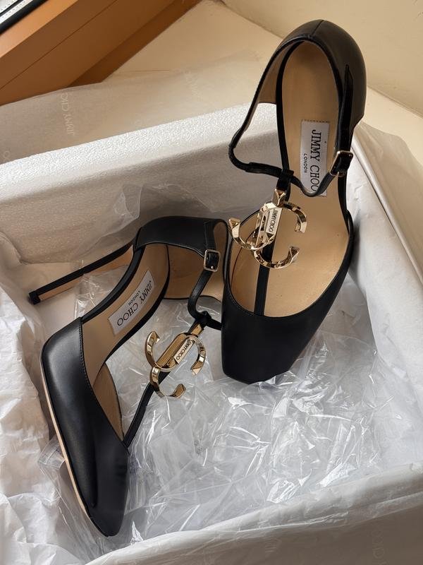 Женские Jimmy Choo Туфли Чёрный Кожа 39