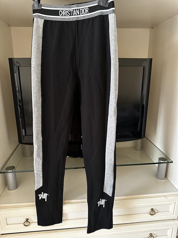 Femme Christian Dior Leggings Noir Coton S