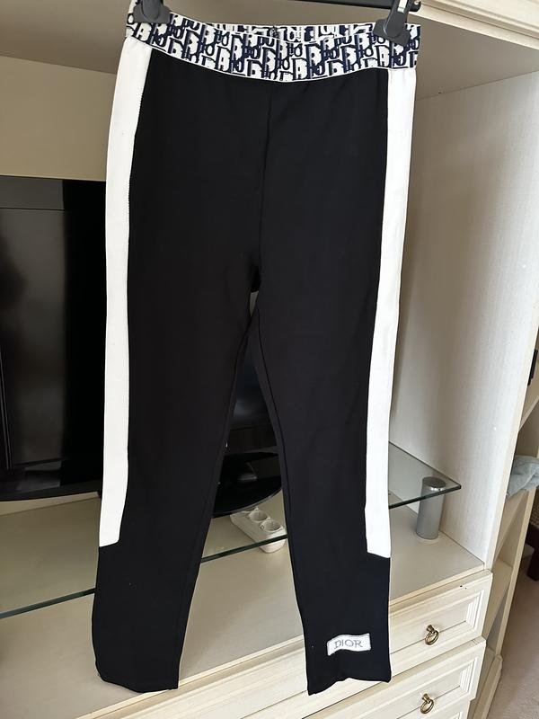 Femme Christian Dior Leggings Noir Polyester M