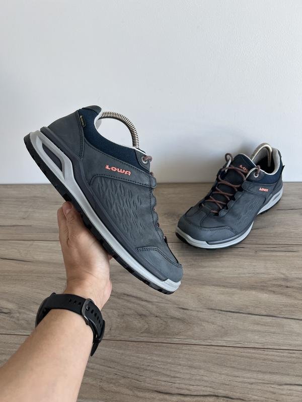 Women Lowa Boots Grey Leather 40