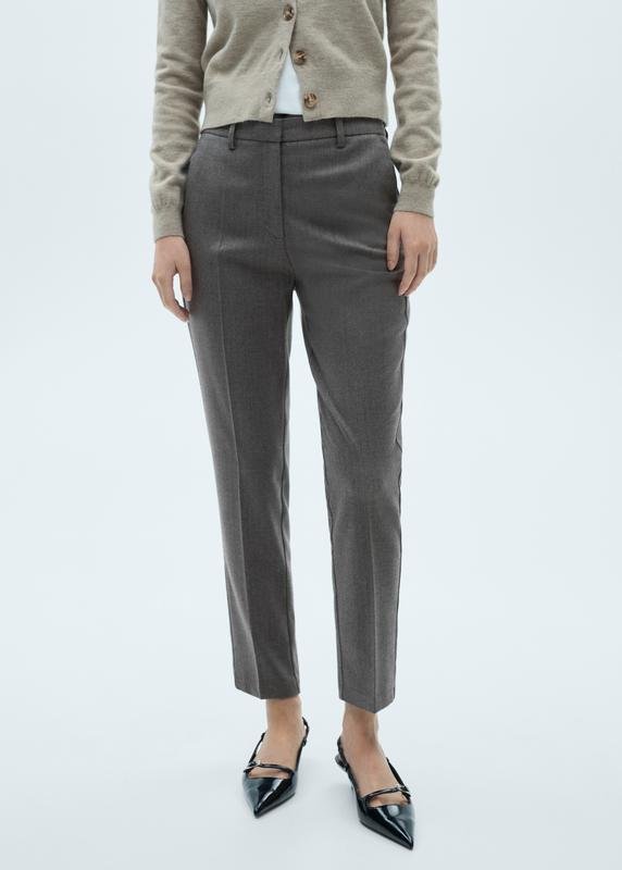 Damen Selected Hosen Grau 38