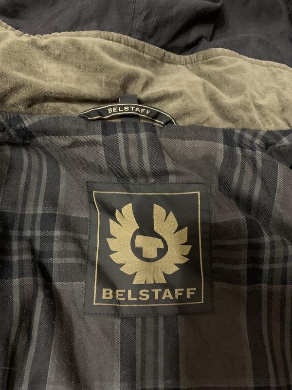 Men Belstaff Jacket Khaki Waxed Cotton M