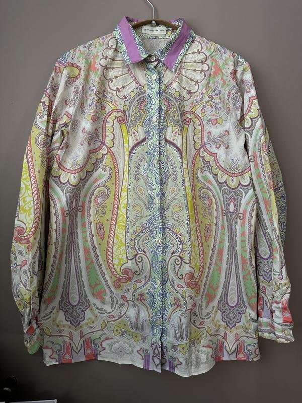 Femme Etro Chemise Multicolore Coton 44