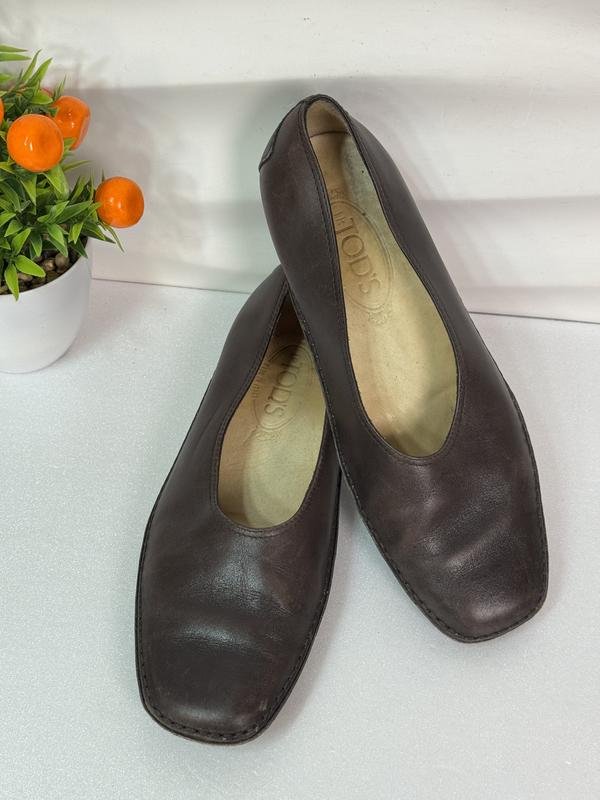 Женские Tod's Каблуки Коричневый Кожа 39