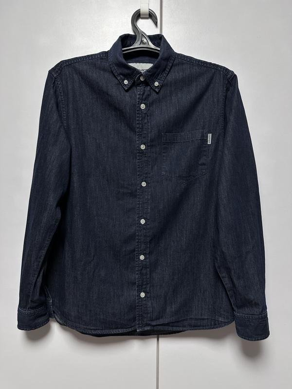 Women Carhartt Shirt Navy Denim M