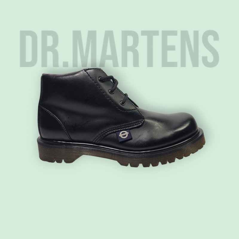 Uomo Dr. Martens Stivali Nero Pelle 42