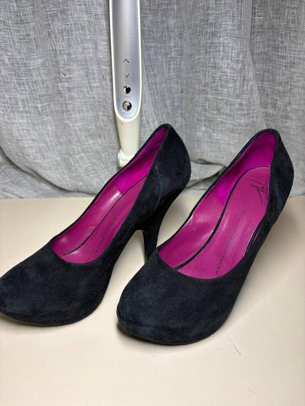 Женские Giuseppe Zanotti Туфли Чёрные Замша 38.5