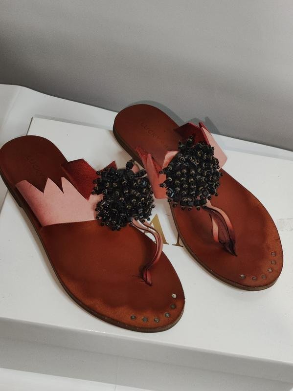 Donna Lucky Brand Infradito Borgogna 37