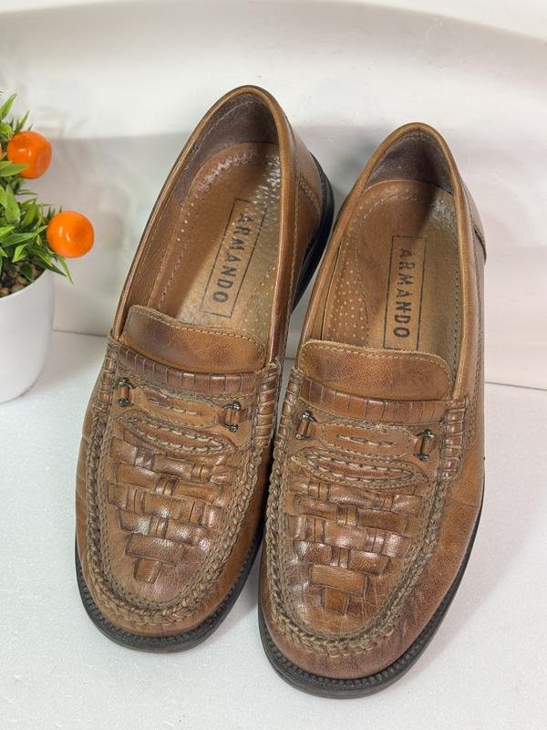 Мужской Armando Туфли Коричневый Кожа 39