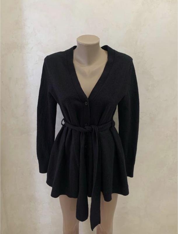 Damen COS Pullover Schwarz Wolle XS