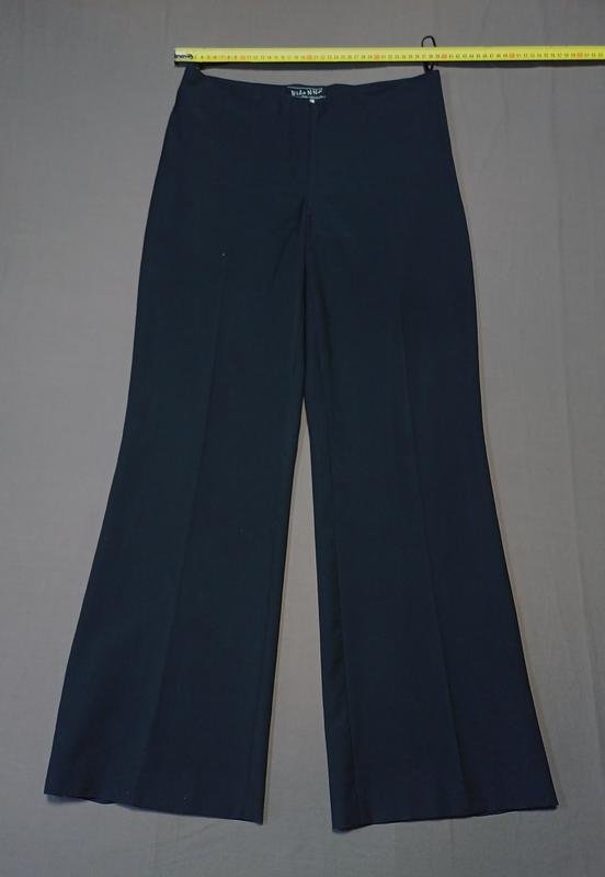 Damen Hosen Schwarz Wolle 36