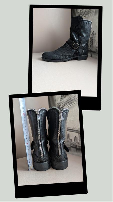Homme Officine Creative Bottes Noir Cuir 40.5