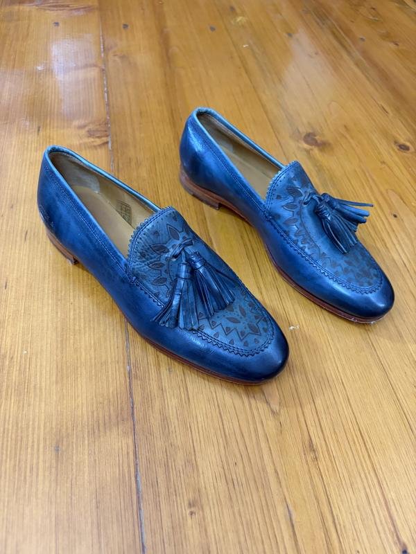 Women Melvin & Hamilton Loafers Turquoise Leather