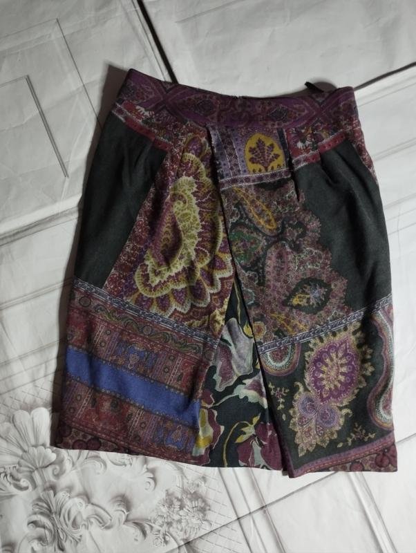 Femme Etro Jupe Multicolore Laine 36