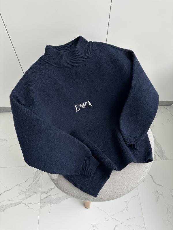 Женский Emporio Armani Свитер Тёмно-синий М