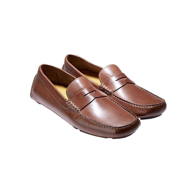 Herren Cole Haan Schuhe Orange Leder 44