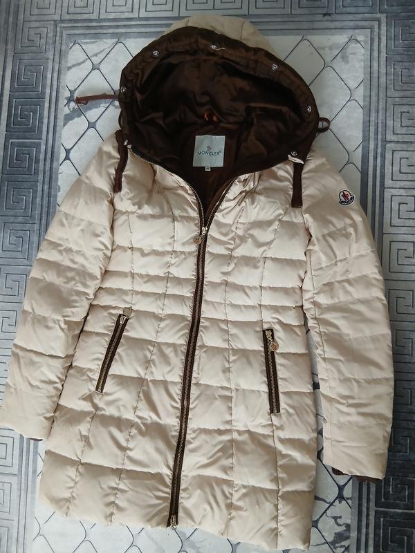Женский Moncler Куртка Бежевый М