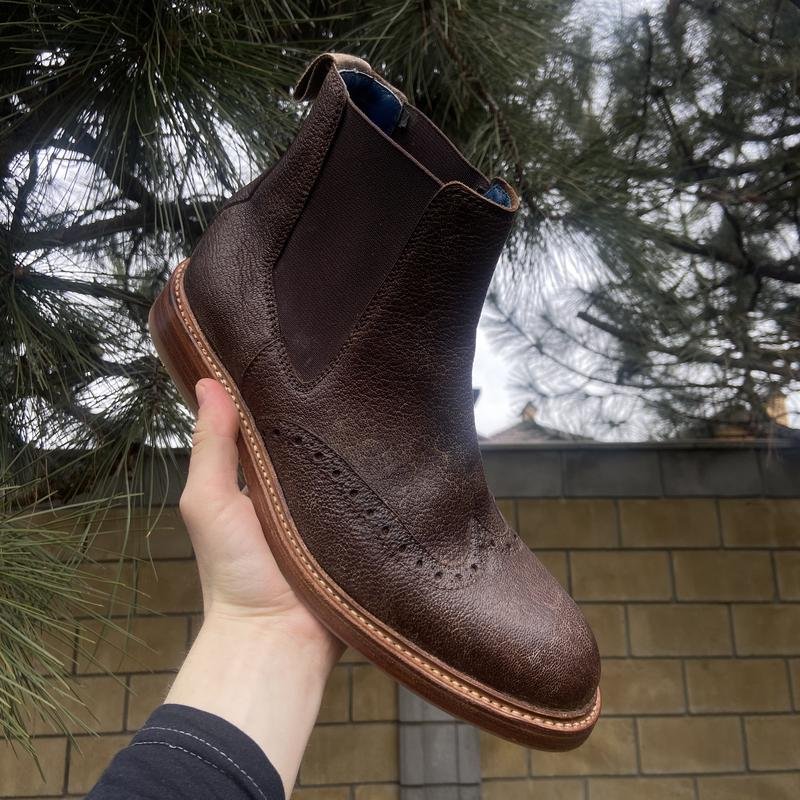 Herren Barker Stiefel Braun Leder 43.5