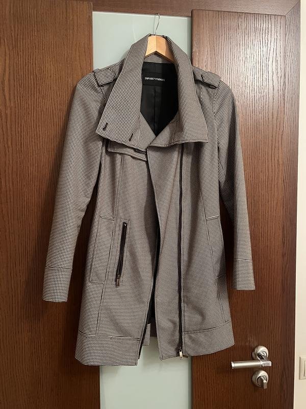 Женский Emporio Armani Тренч Белый 38