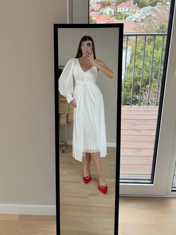 Women Self-Portrait Dress White S