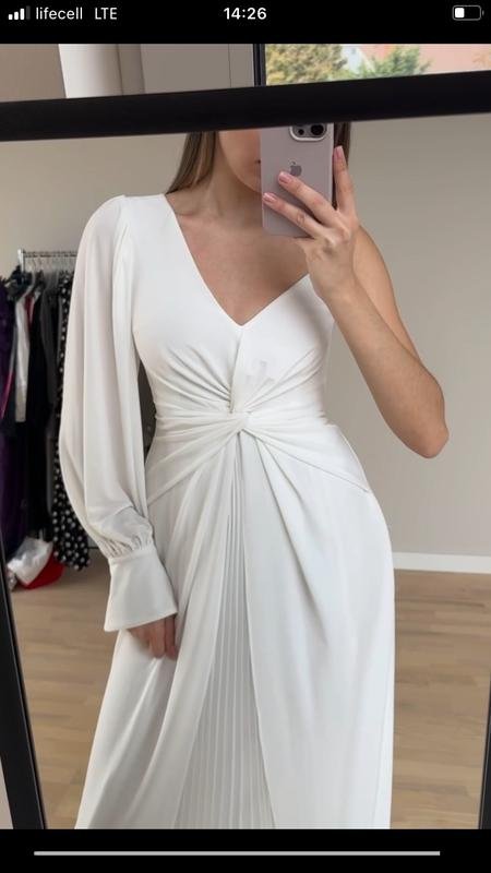 Damen Self-Portrait Kleid Weiß S