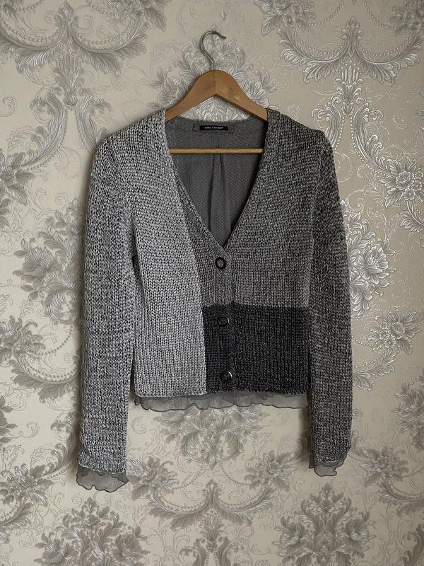 Femme Luisa Cerano Pull Gris Soie M