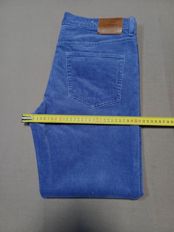 Men Gant Trousers Navy Velvet W34L32