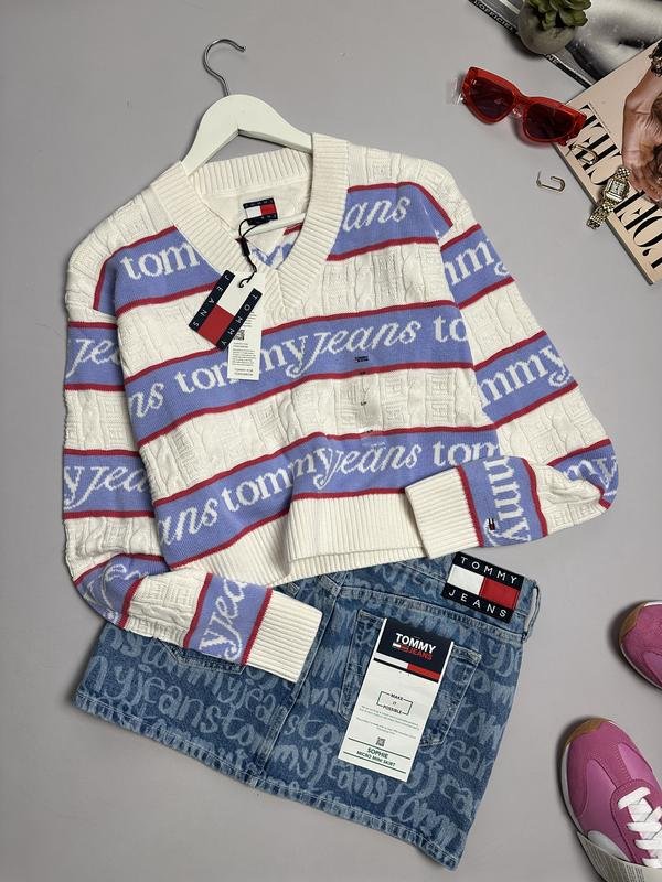 Femme Tommy Jeans Pull Bleu S