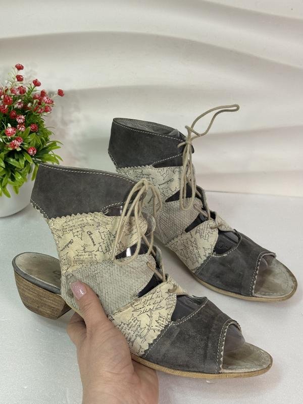 Femme Clocharme Talons Gris Cuir 41