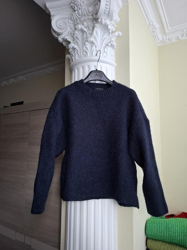 Women Selected Sweater Blue M