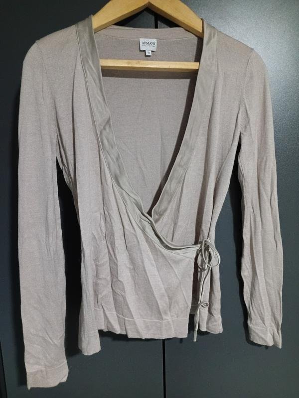 Женский Armani Collezioni Кардиган Бежевый