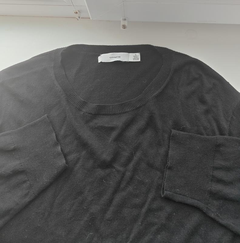Uomo Coach Maglione Nero Cotone XL