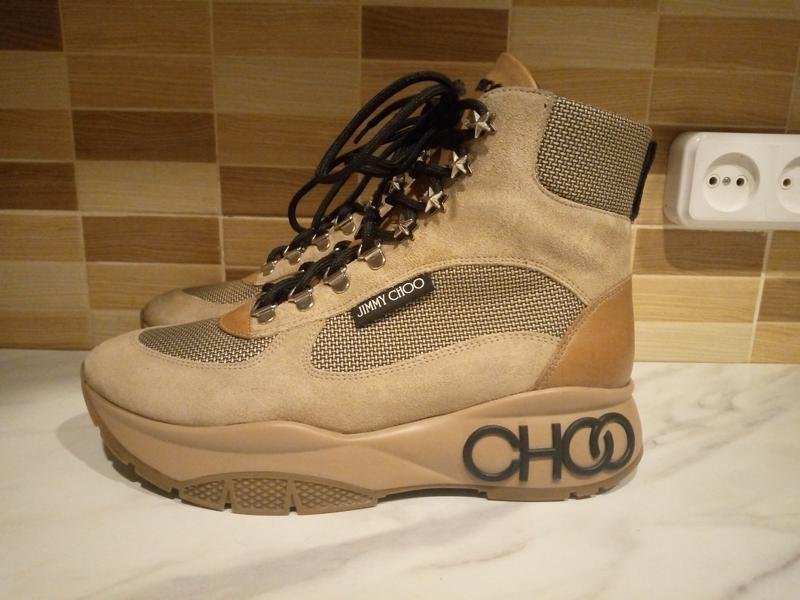 Женские Jimmy Choo Ботинки Бежевый 39