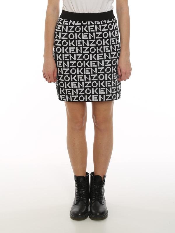 Женская Kenzo Юбка Разноцветный 38