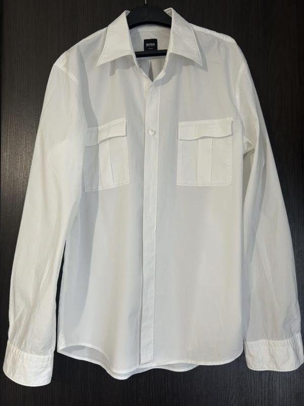 Женская Hugo Boss Рубашка Белая Л