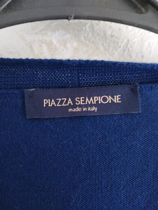 Женский Piazza Sempione Свитер Голубой Хлопок XXXL