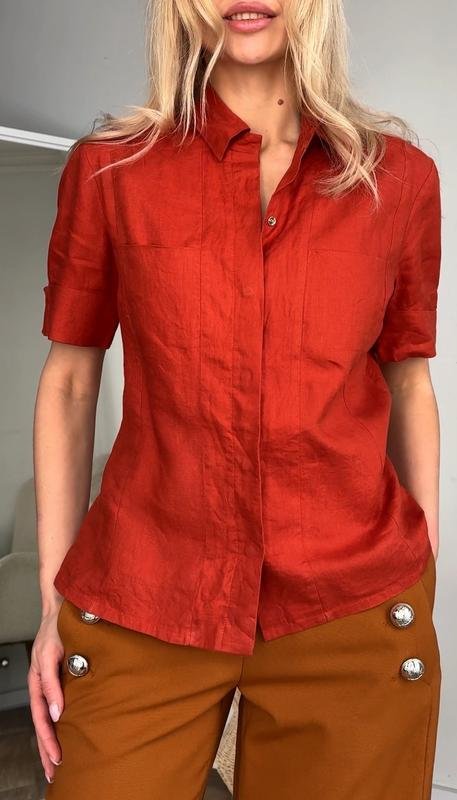 Женская Kenzo Рубашка Коралловая 40