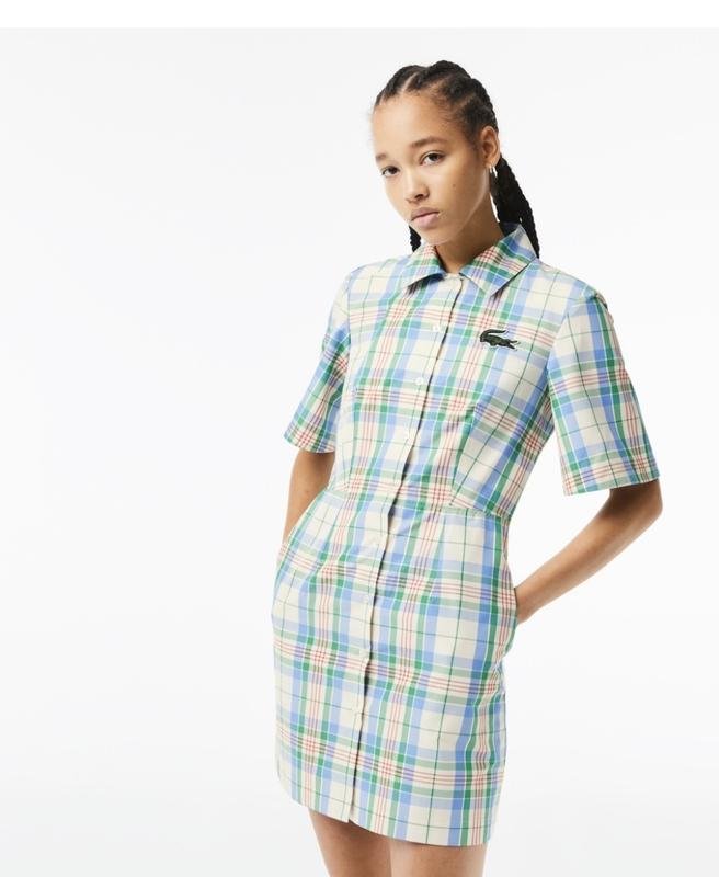 Женская Lacoste Платье Бежевый